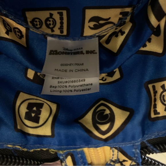 Disney Pixar Monster’s Inc. Scream Canister Crossbody Purse Bag - Picture 8 of 13